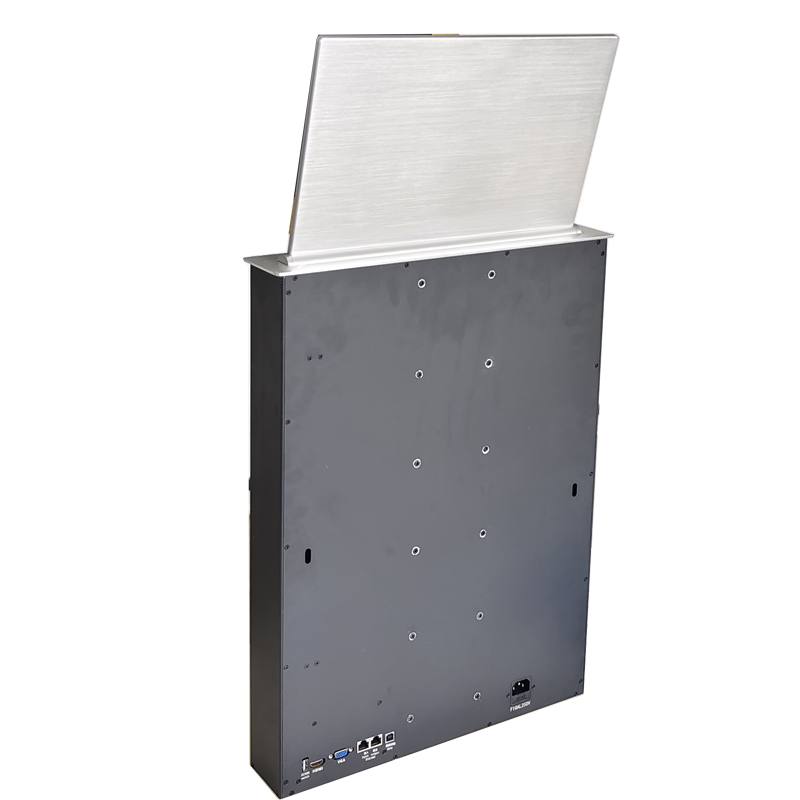 Infällbart, motoriserat LCD-skärmlyftbord för papperslöst konferenssystem